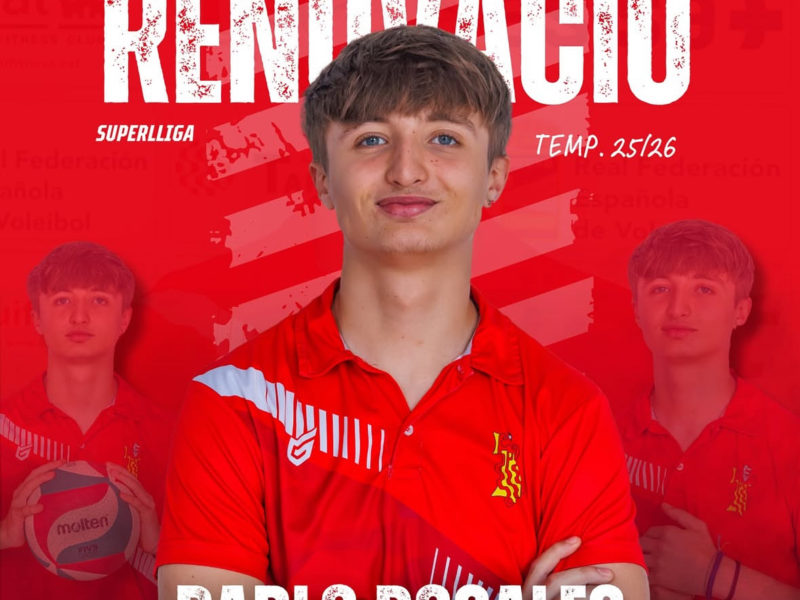 Pablo Rosales renova com a jugador del CV Sant Pere i Sant Pau