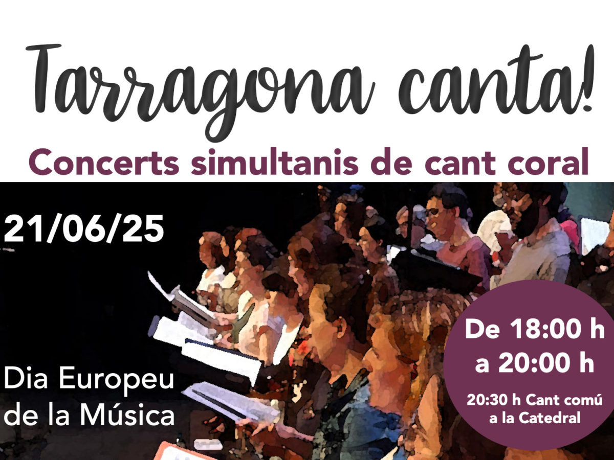 Tarragona canta pel Dia Europeu de la Música