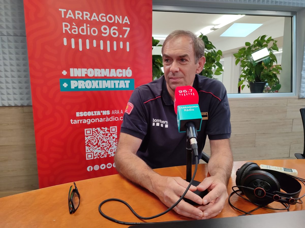 Albert Castellet. Cap de la regió d'Emergències dels Bombers a Tarragona