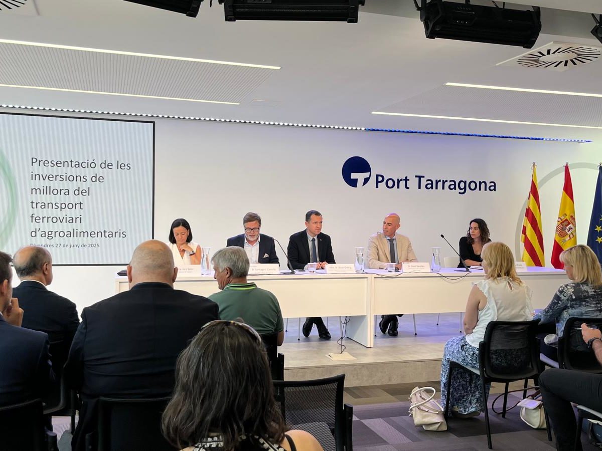 El Port de Tarragona aposta pel ferrocarril per optimitzar i descarbonitzar el transport d’agroalimentaris