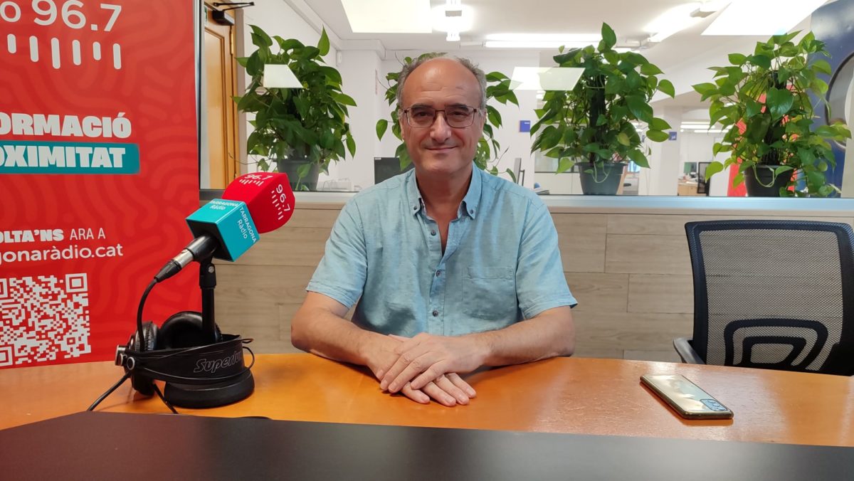 Josep maria Palet (director de l'ICAC) als estudis de Tarragona Ràdio. Juny del 2025