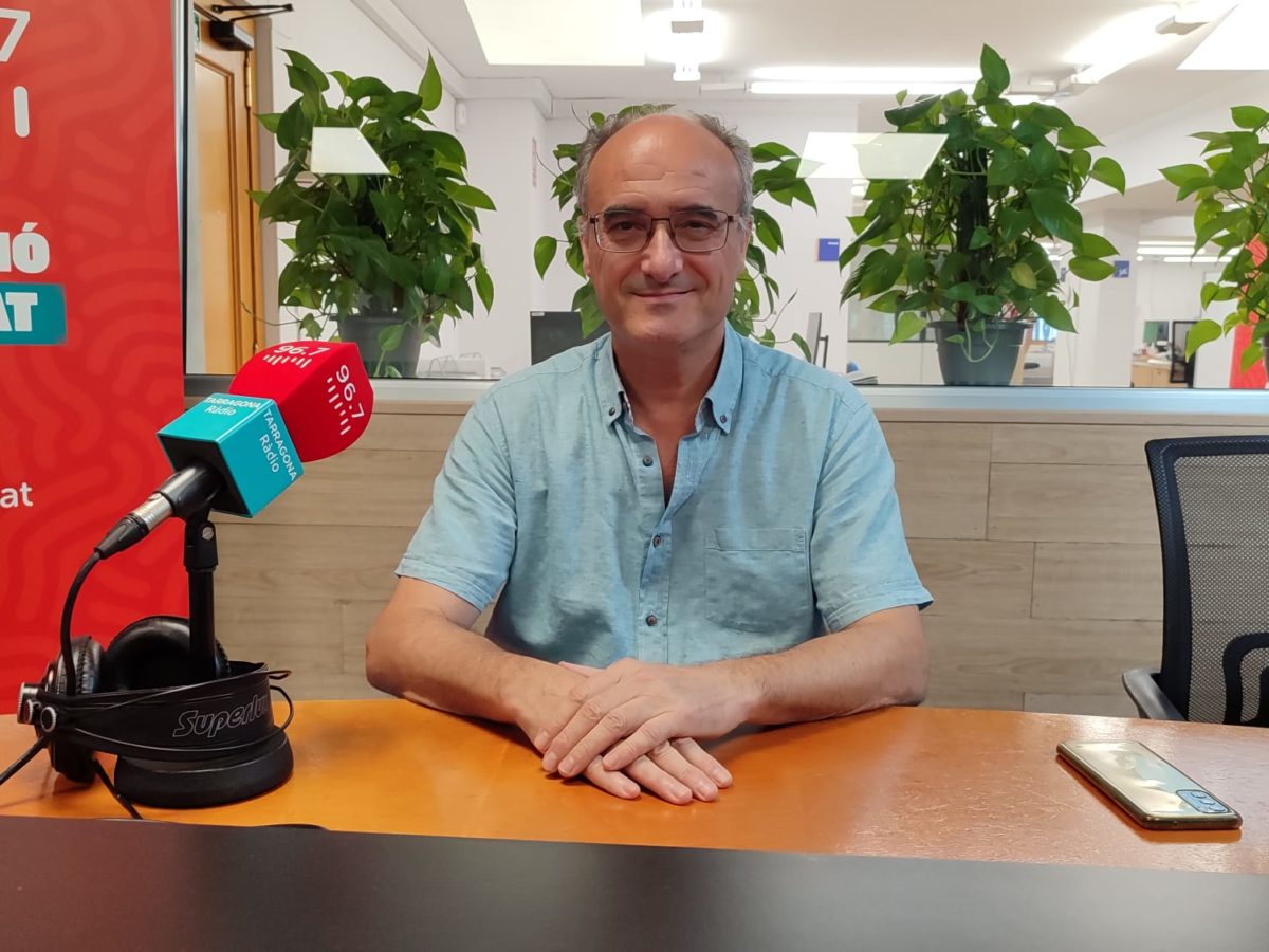 Josep maria Palet (director de l'ICAC) als estudis de Tarragona Ràdio. Juny del 2025