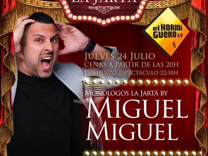 Miguel Miguel amb els seus monòlegs a la Jartá