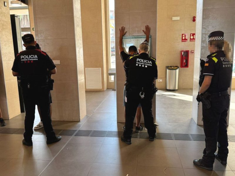 Mossos detencions a l'estació