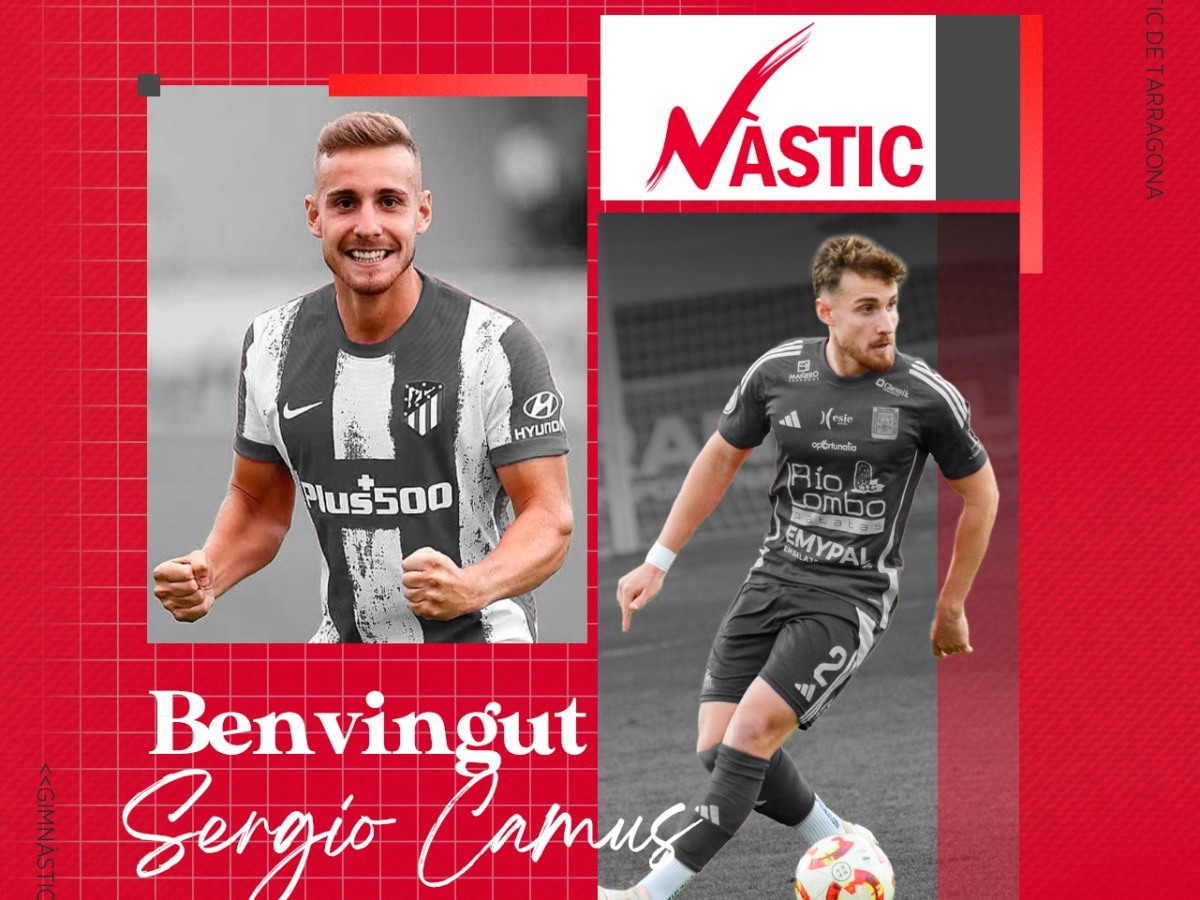 Sergio Camus es converteix en el cinquè fitxatge del Nàstic