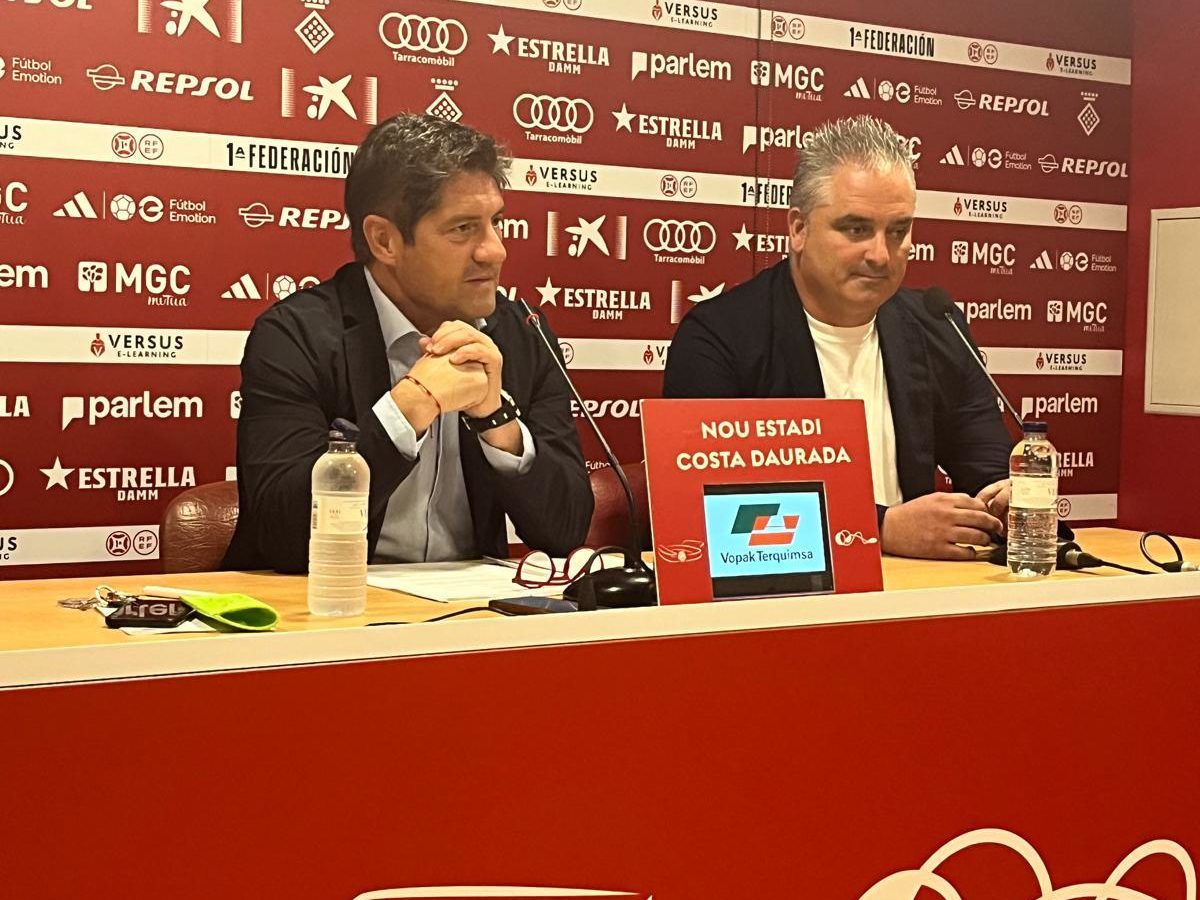 El Nàstic presenta Noé Calleja i anuncia a Joan Oriol com a nou entrenador del Juvenil A