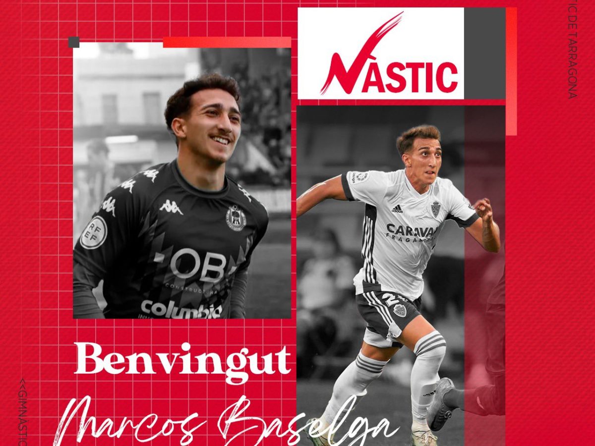 Marcos Baselga, un altre futbolista gol pel Nàstic