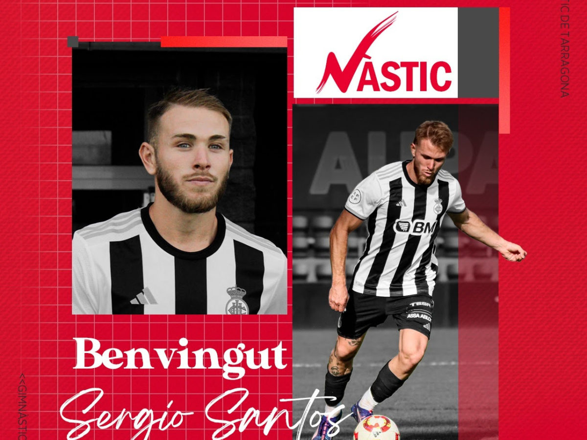 El Nàstic es reforça amb el lateral dret Sergio Santos