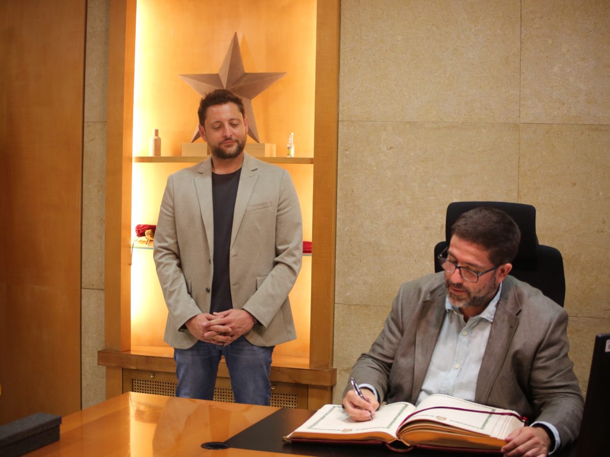 Rubén Viñuales i Jesús Manuel Sánchez reforcen la unió entre ciutats Patrimoni de la Humanitat