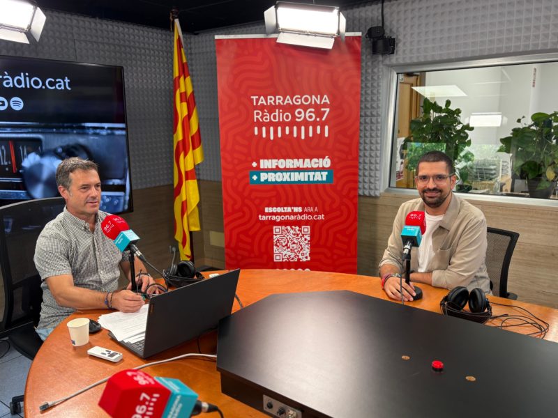 Josep Suñé i Nacho García a Tarragona Ràdio