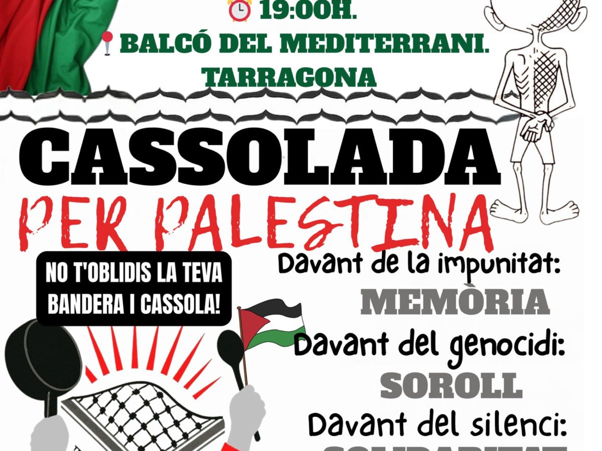 Nova cassolada per Palestina