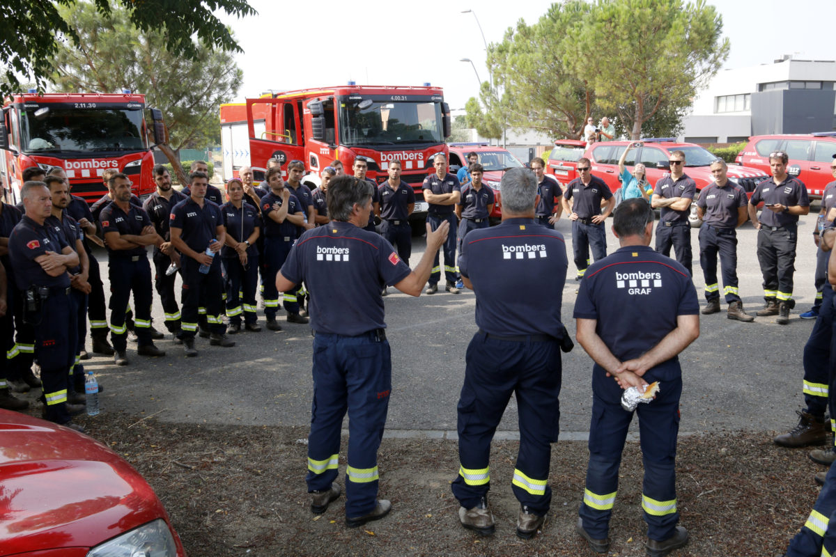 Reunió de Bombers Foto: ACN