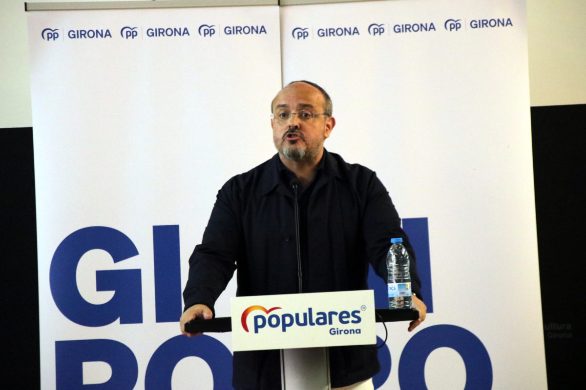 El president del PP de Catalunya, Alejandro Fernandez, en un acte d'inici del curs polític a Girona Data de publicació: dissabte 13 de setembre del 2025, 13:35 Localització: Girona Autor: Berta Artigas Fontàs