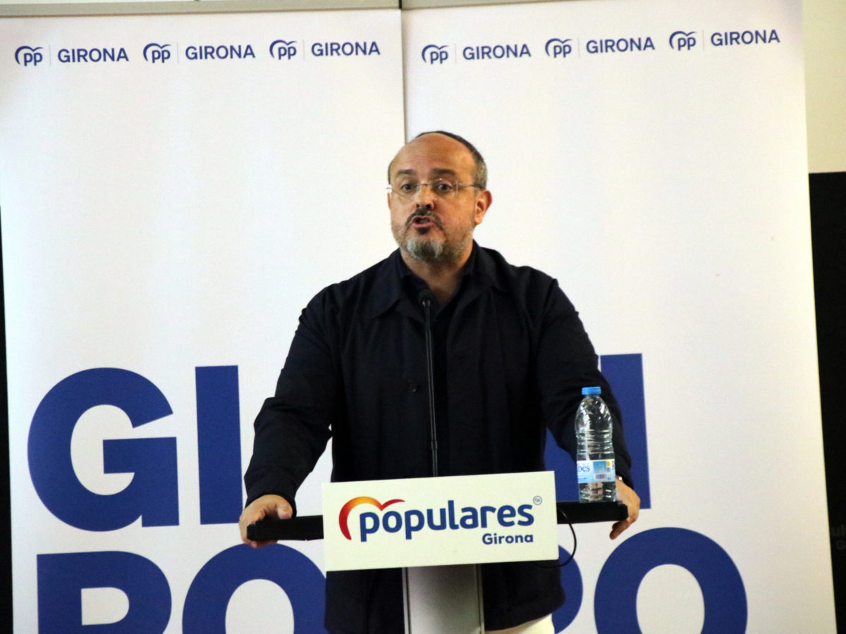 El president del PP de Catalunya, Alejandro Fernandez, en un acte d'inici del curs polític a Girona Data de publicació: dissabte 13 de setembre del 2025, 13:35 Localització: Girona Autor: Berta Artigas Fontàs