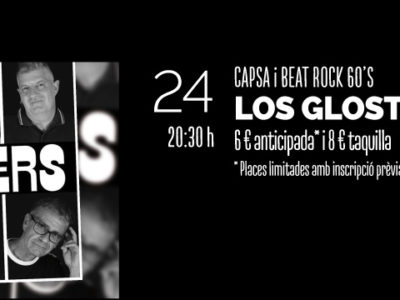 Los Glosters en concert a La Capsa de Música aquest Divendres