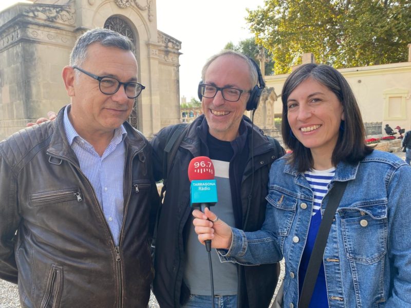 Patrimoni: Tarragona amb ulls de…” Cristòfol Salom, director del Museu d’Història de Tarragona,; Josep M. Piñol (actor), Encarna Laínez (guionista)