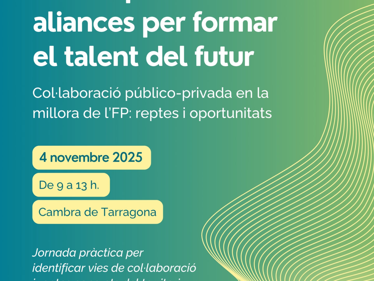 La Cambra de Tarragona organitza una Jornada sobre FP, Empresa i Talent