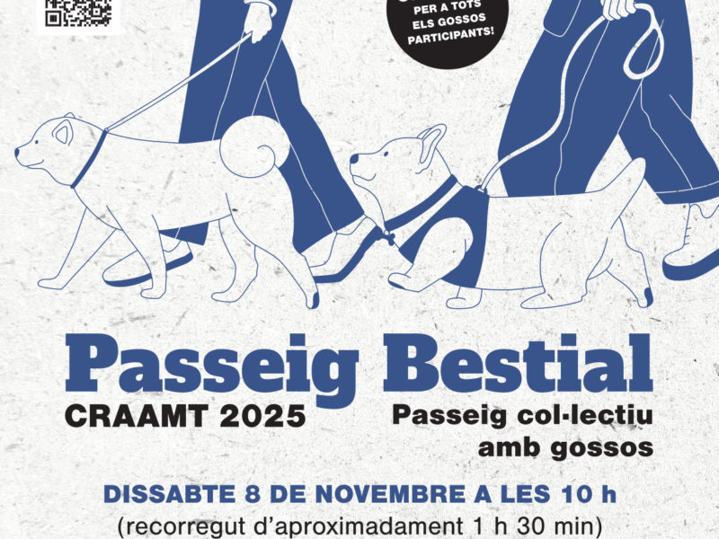 Un ‘passeig bestial’ per a promoure l’adopció responsable de gossos