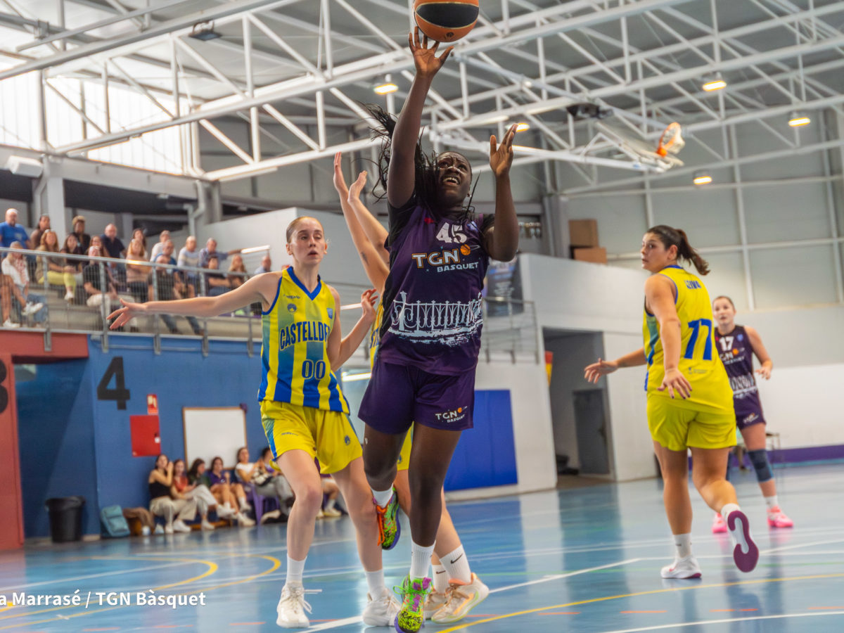 El TGN Bàsquet de Super Copa no pot fer res contra l’invicte Castelldefels (43-77)