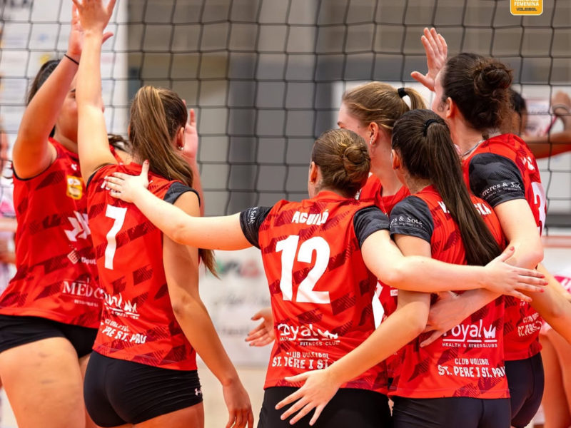 Primera derrota del CV Sant Pere i Sant Pau femení