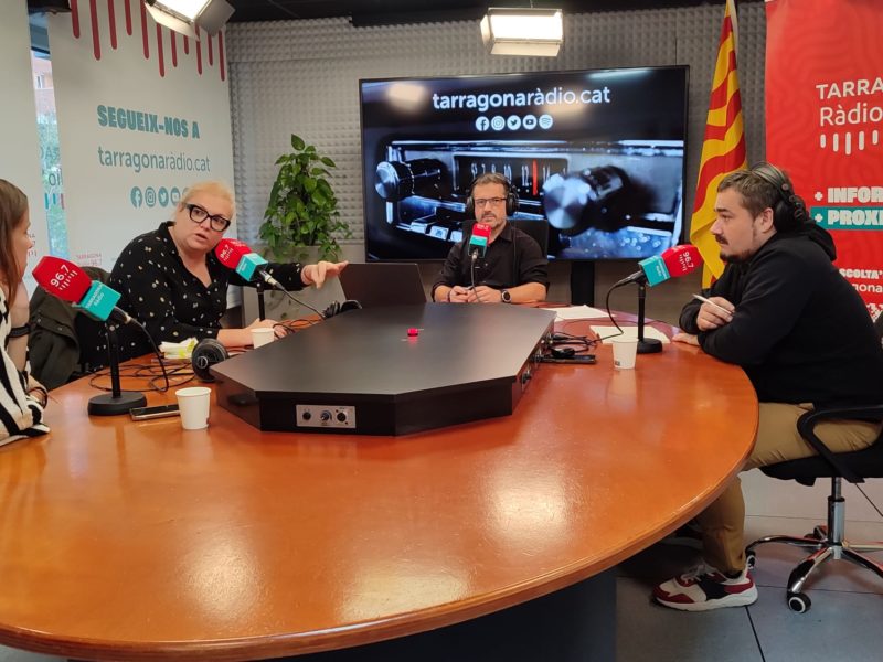 Maria Roig (ERC), Sandra ramos (PSC), Josep Suñé i Jordi Collado (ECP)
