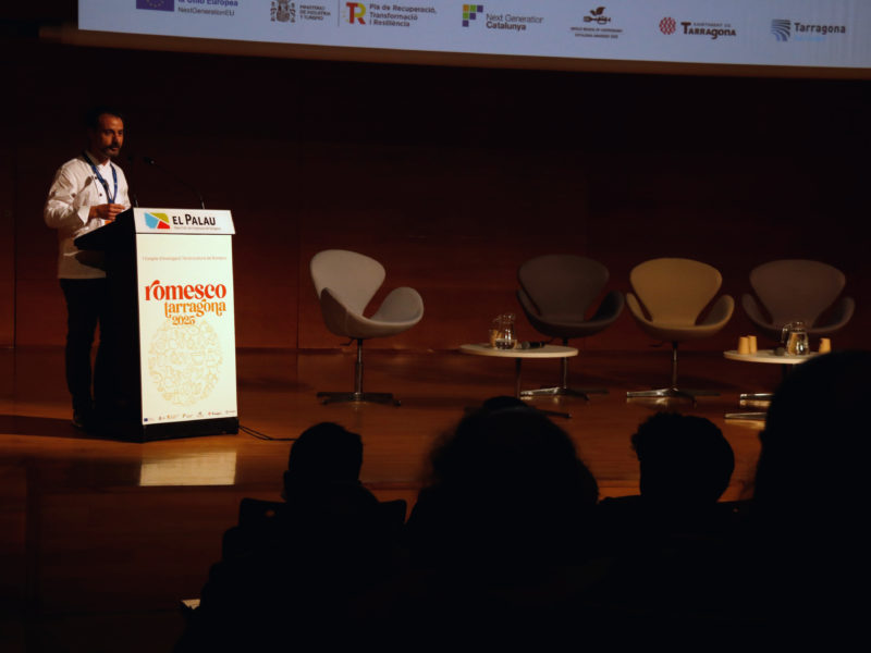 Eduard Xatruch, al Congrés de Romesco
