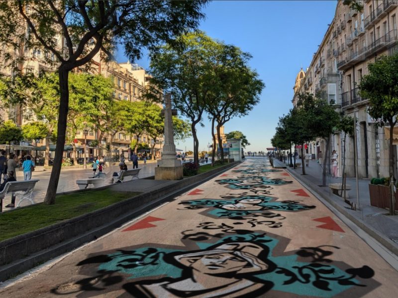 Un mural genuïnament tarragoní donarà vida al primer tram de la Rambla Nova