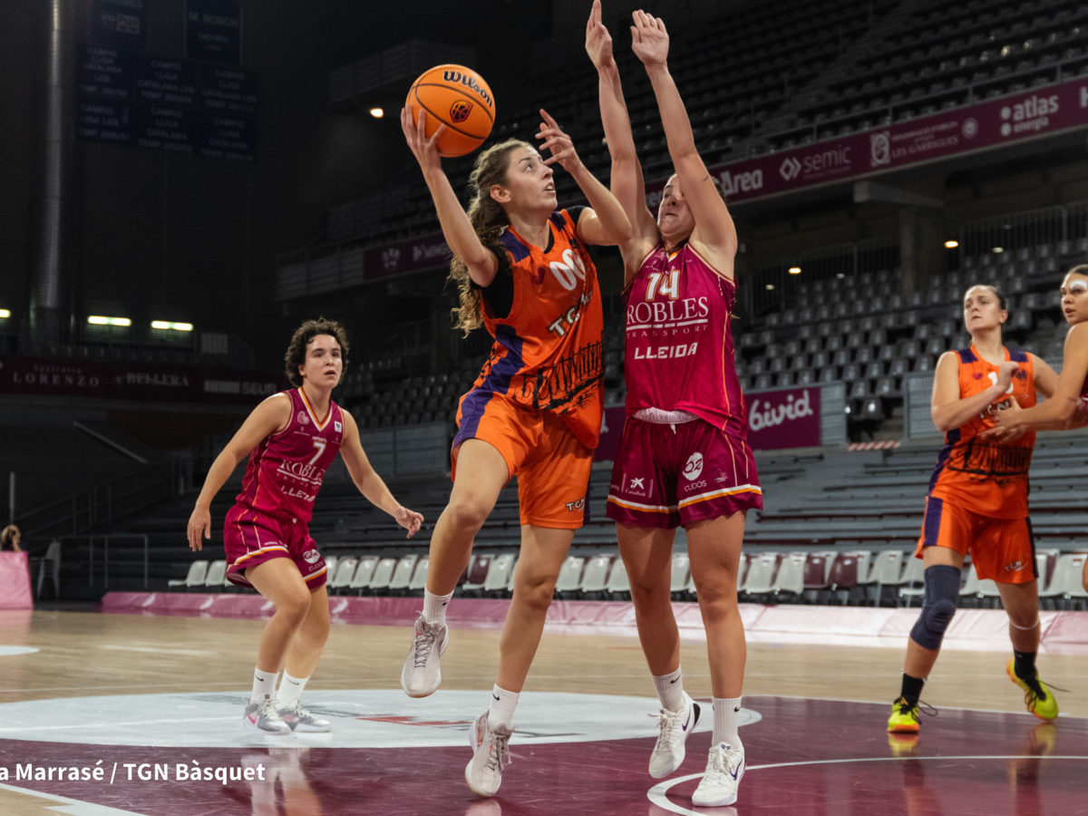El TGN Bàsquet de la Lliga Femenina 2 cau contra el Lleida víctima d’un altre mal primer quart (72-57)