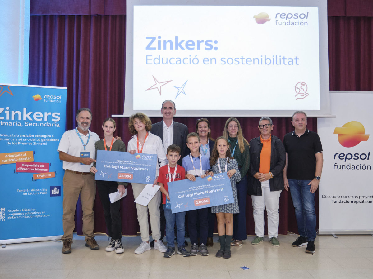Fundación Repsol reconeix el Col·legi Marenostrum com el millor centre Zinkers de l’entorn del Complex Industrial de Tarragona
