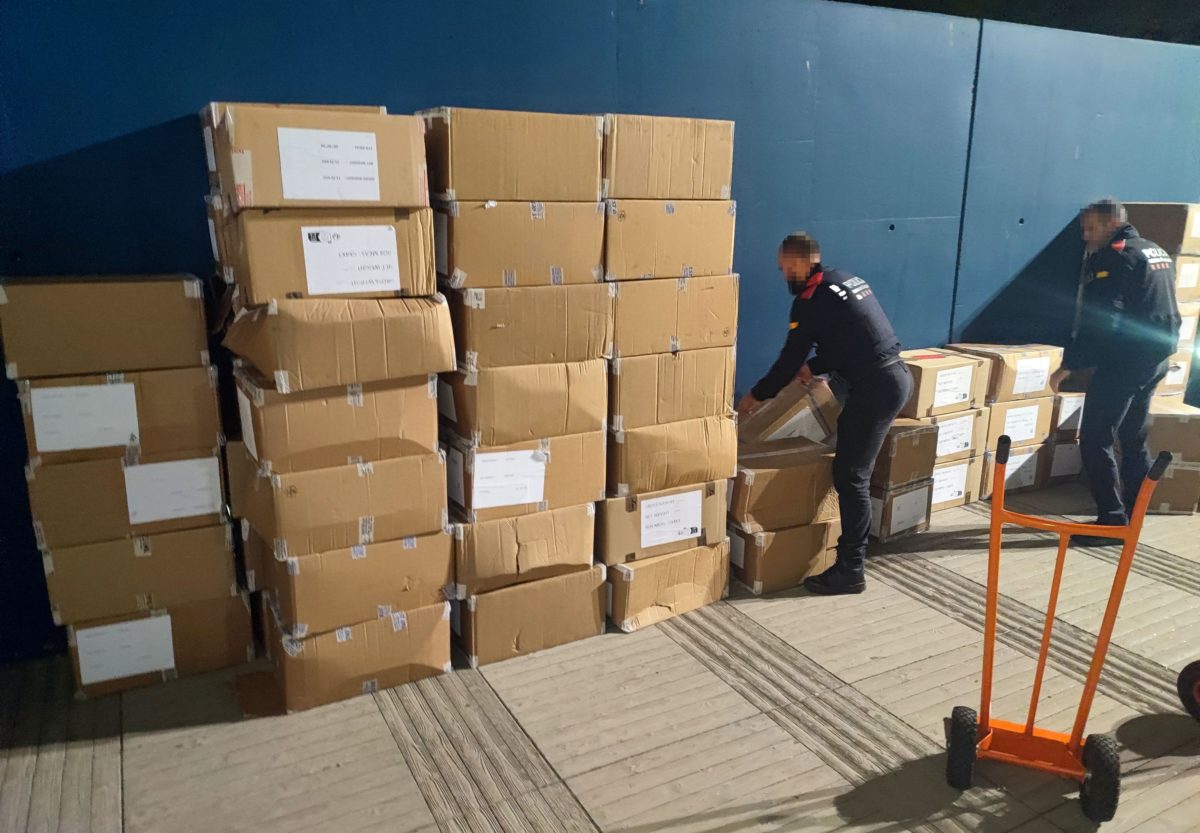 Mossos material incautat