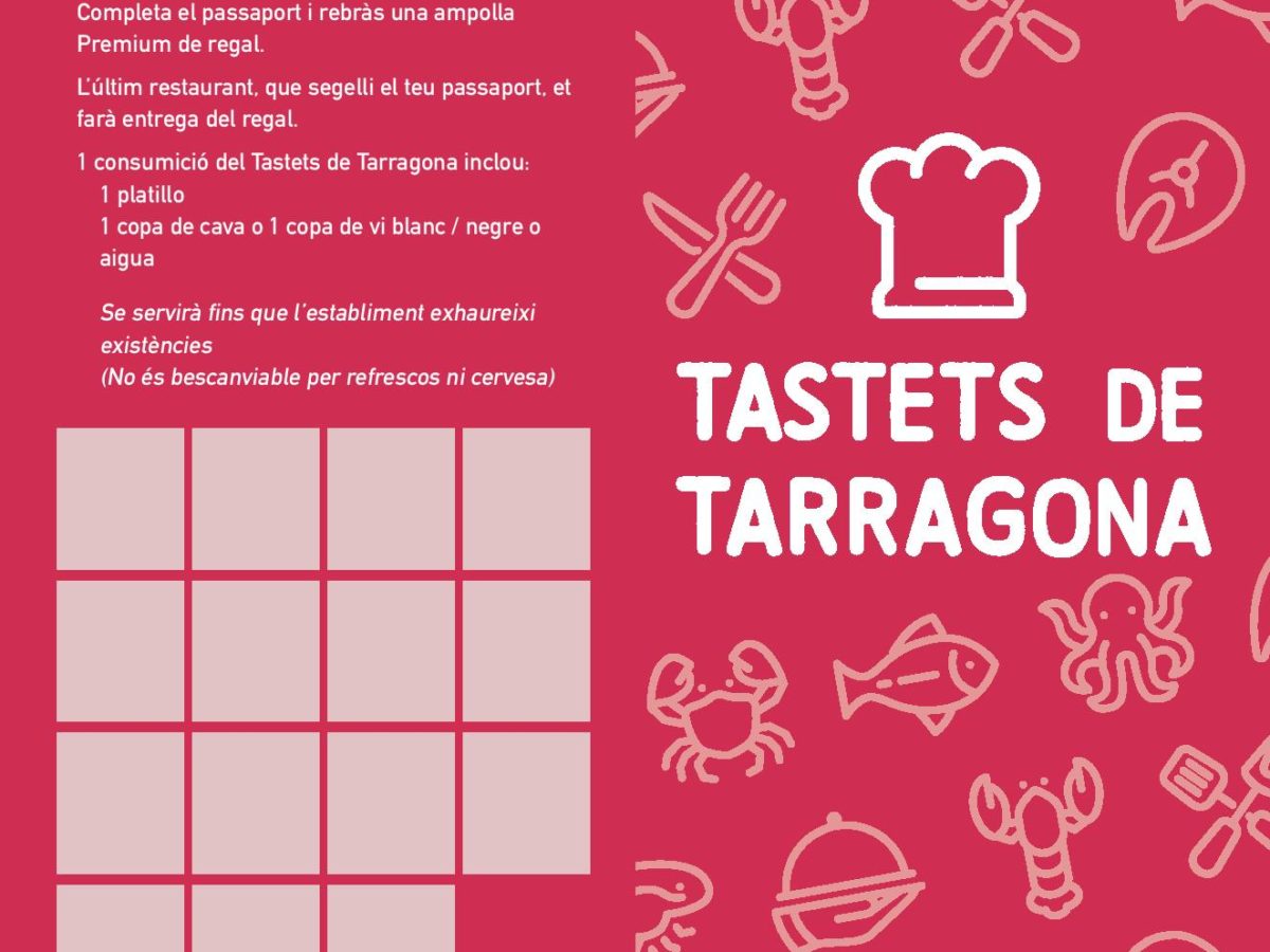 L’AEH Tarragona Ciutat reprèn els Tastets de Tarragona, la ruta gastronòmica dels dijous