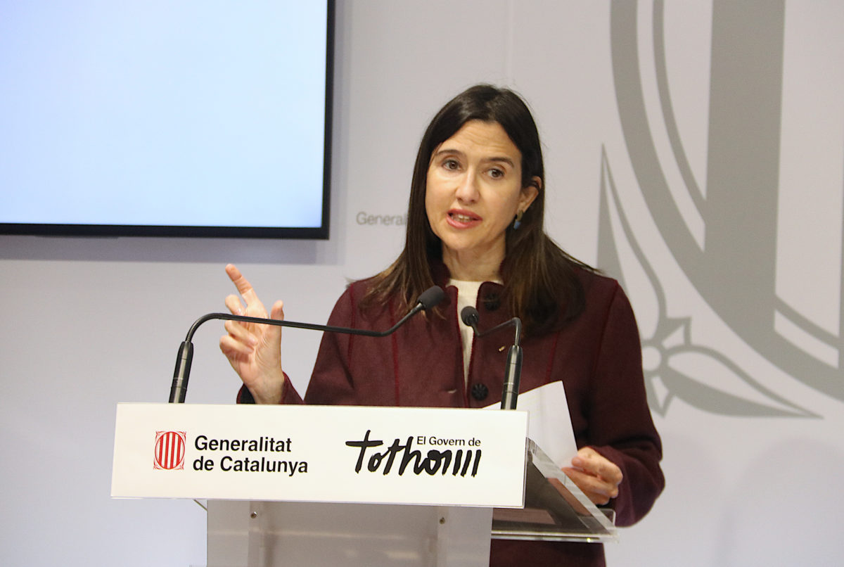 Núria parlón. Consellera d'Interior