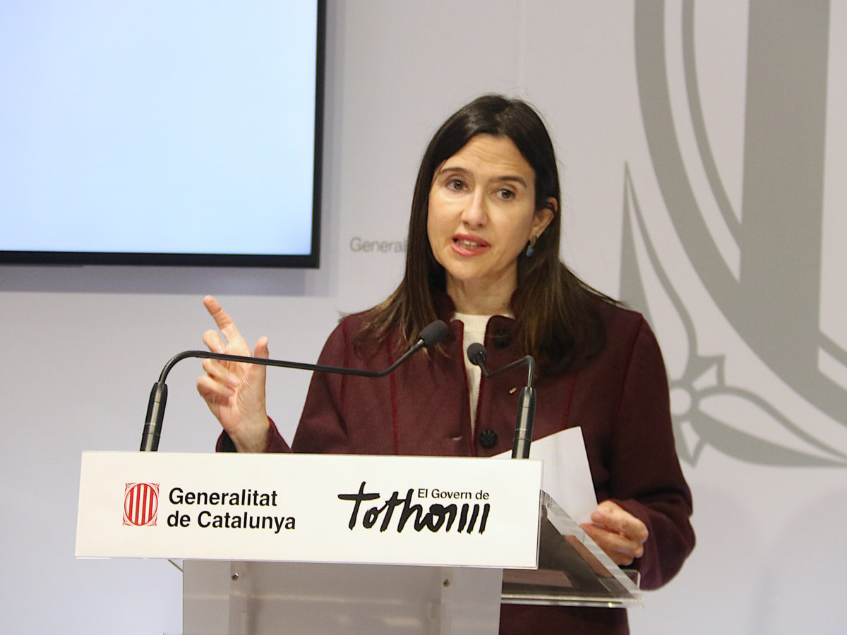 Núria parlón. Consellera d'Interior