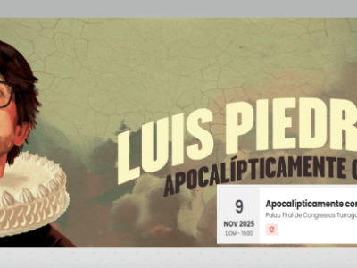 Luís Piedrahita al Palau Firal i de Congressos de Tarragona