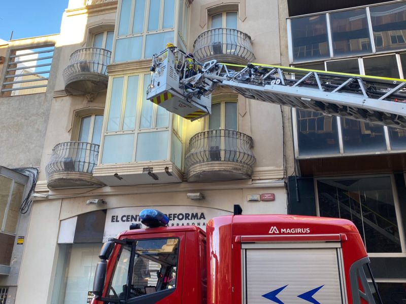 Intervenció façana carrer Colom