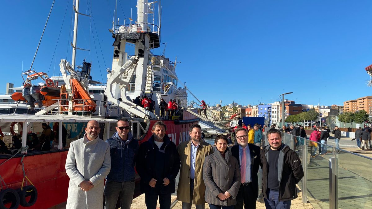 Recepció de Tarragona a Open Arms