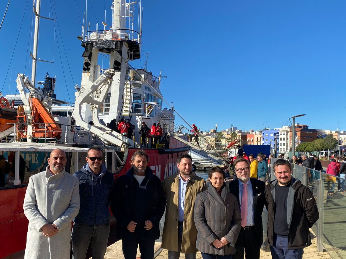 Recepció de Tarragona a Open Arms