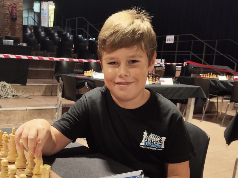Marc Barceló, ha assolit una fita històrica al Campionat d’Europa Sots-10 després de guanyar les quatre primeres partides del torneig, superant així la barrera dels 2200 punts d’Elo amb només 9 anys i 71 dies.