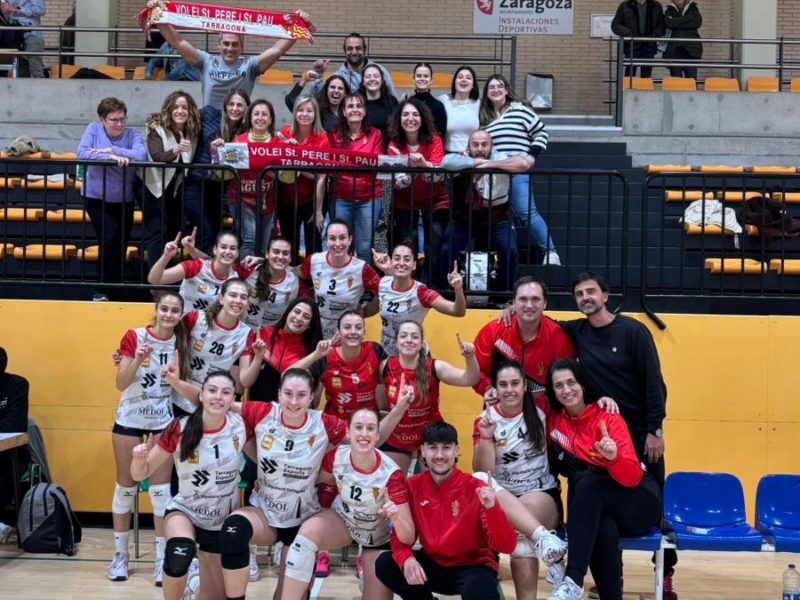 El Mèdol Tarragona SPSP tanca la primera fase com a líder amb una sòlida victòria contra el CV Aljaferia