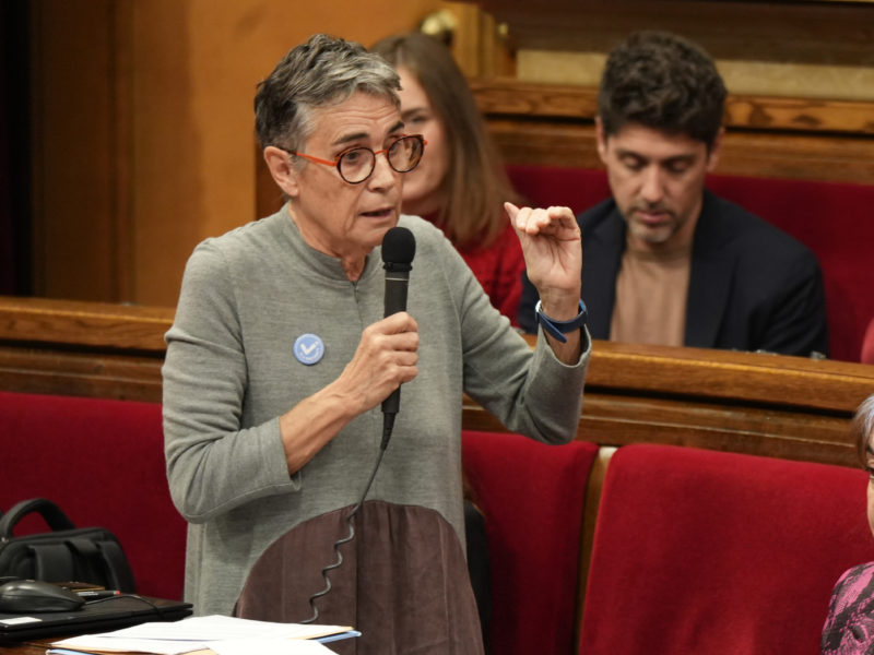 Olga Pané. Consellera de Salut de la Generalitat
