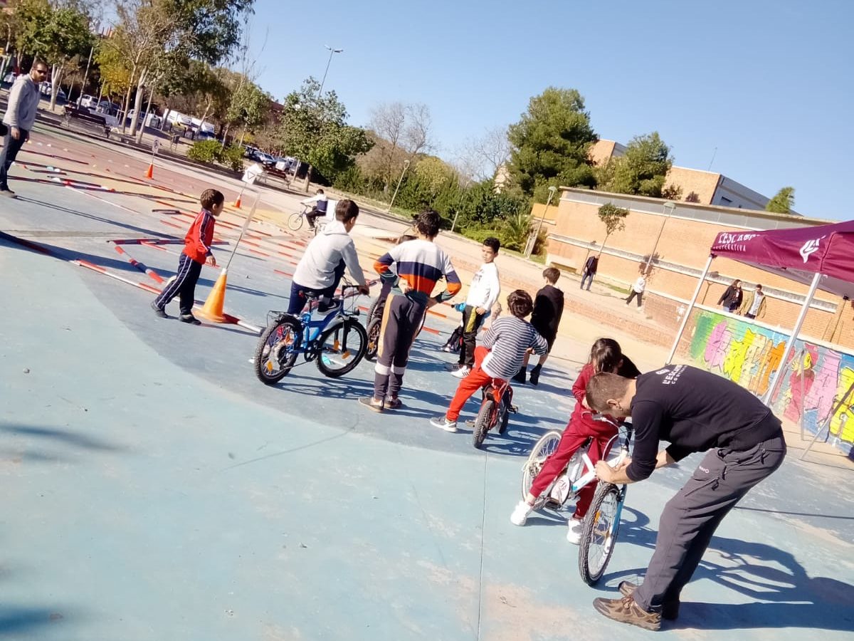 Circuit d'habilitats en bici