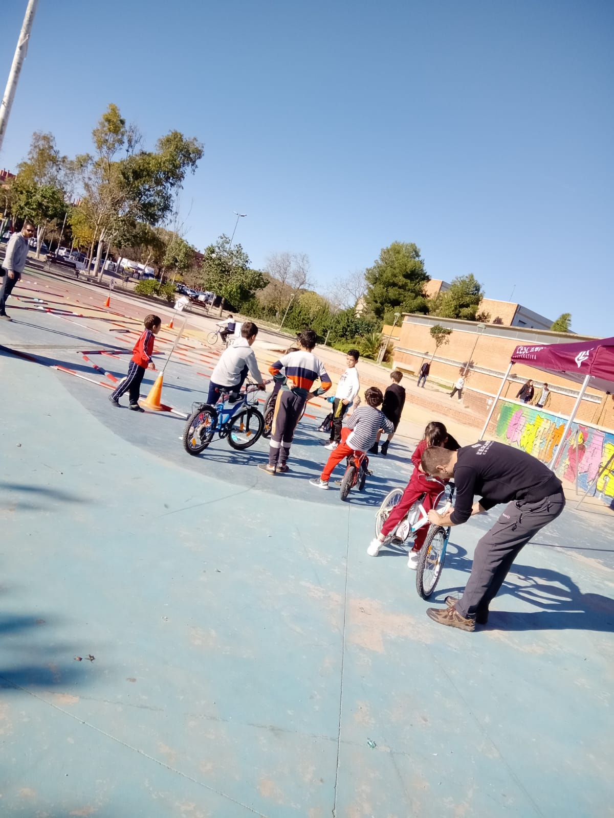 Circuit d'habilitats en bici