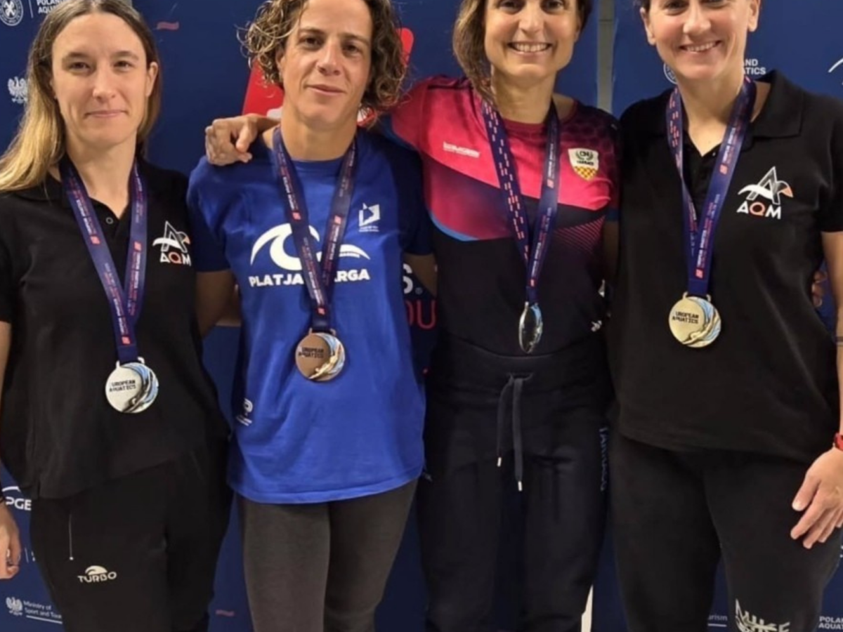 Marta Resano, plata a l’Europeu de natació màster