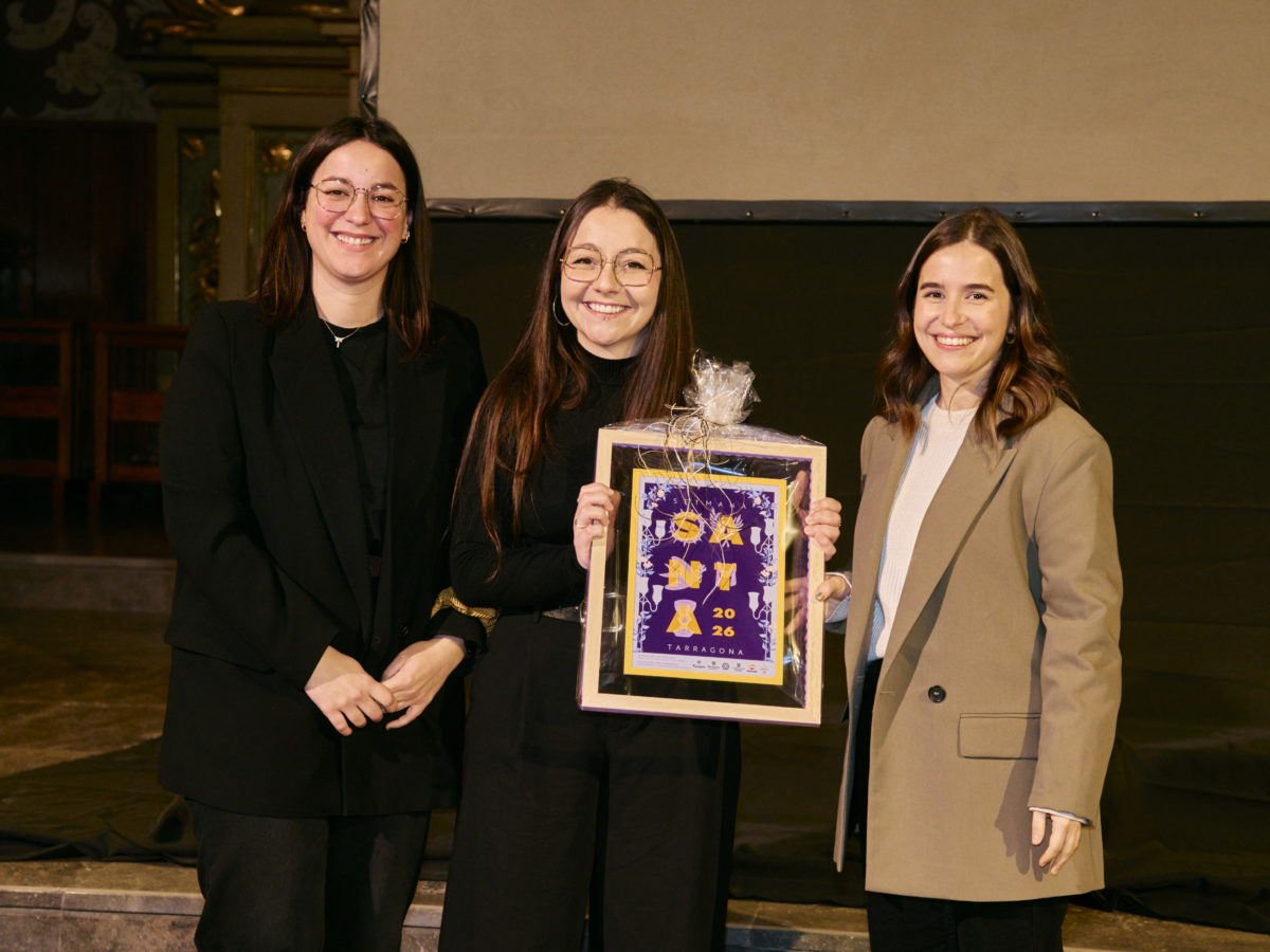 Tret de sortida de la Setmana Santa Tarragonina amb el cartell i l’opuscle