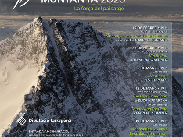 Torna el Cicle de Muntanya de la Diputació, enguany centrat en la força del paisatge i la fotografia d’alçada