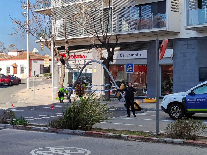 La ciutat de Tarragona registra una ratxa màxima de 63 km/h al Complex Educatiu