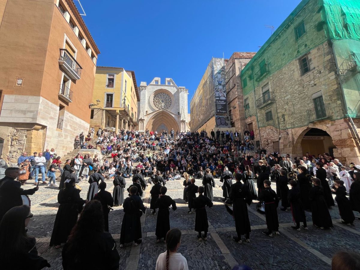 Tarragona celebra la primera Trobada de Bandes Infantils de Setmana Santa