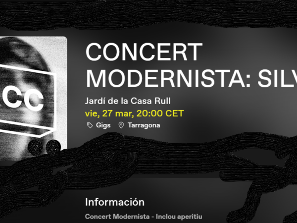 El cantautor Silvio en concert als Jardins de la Casa Rull de Reus