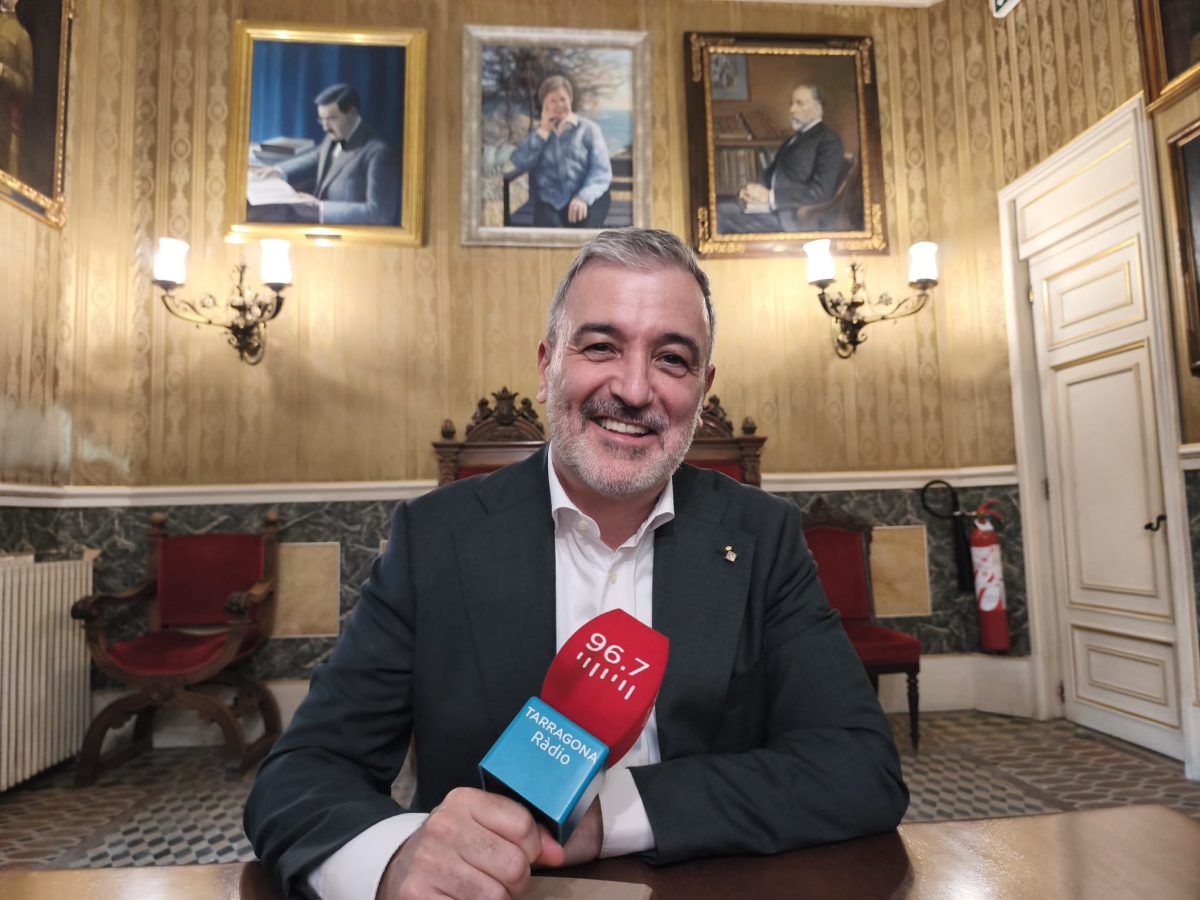 L'alcalde de Barcelona, Jaume Collboni, en una entrevista a Tarragona Ràdio. 13 març 2026