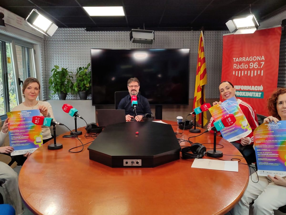 La Via T celebra l’inici de la primavera amb una acció de dinamització a Campclar